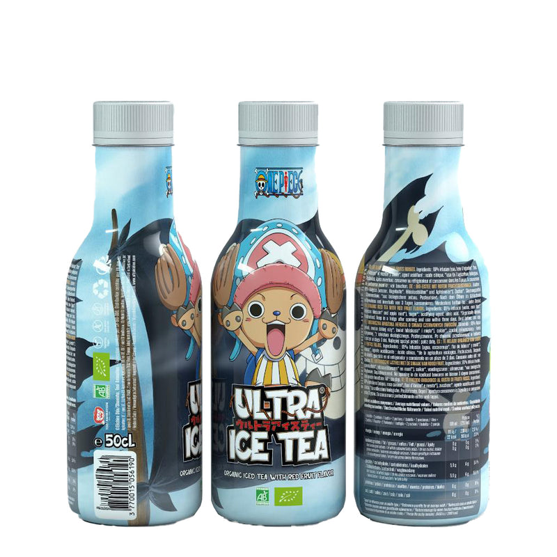 Ultra Ice Tea - Te biologico al gusto di frutti rossi (One Piece - Chopper) - 500ml