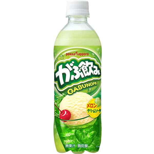 Gabunomi Melon Cream Soda 500ml Snack Dojo