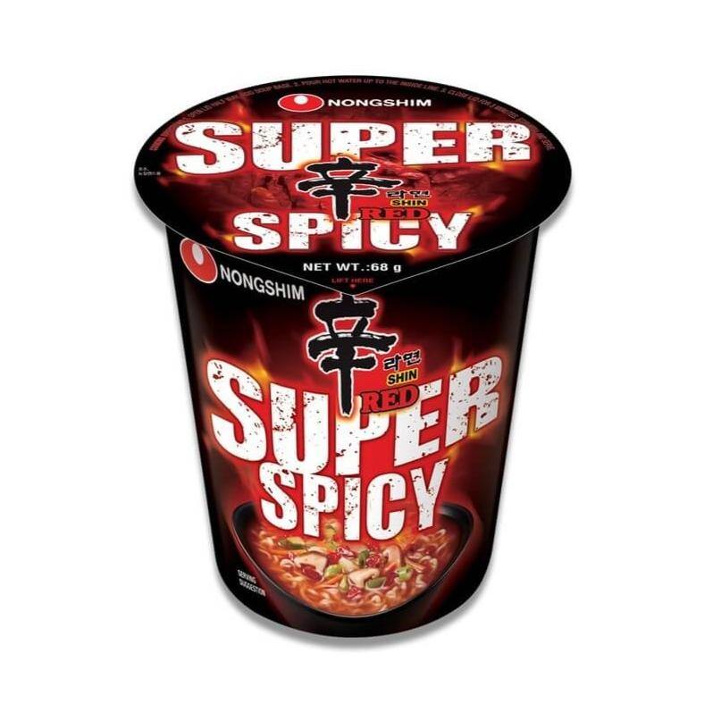 Nongshim - Noodles Cup Super Spicy - 68g - Snack Dojo