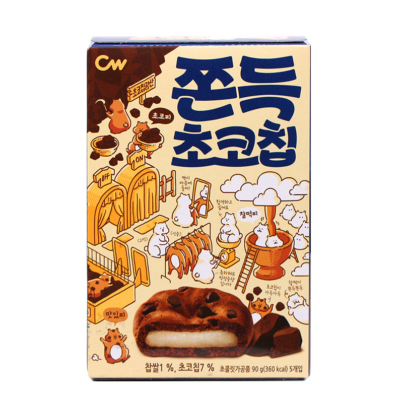 Jiur - Tteok (Biscotti tipici Coreani) Gusto Cioccolato - 90g