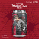 Ocean Bomb - Bevanda Frizzante Gusto Apple Pineapple (Attack On Titan - Eren) - 330ml