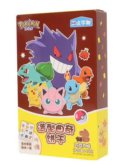 Pokemon Cookies Gusto Cioccolato (adesivo in omaggio) - 45g