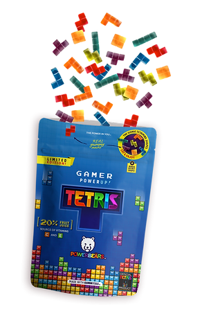 Powerbears caramelle gommose alla frutta Tetris - 50g