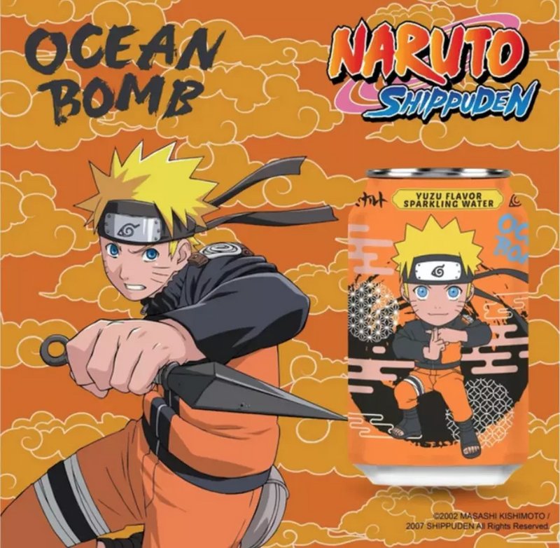 Ocean Bomb - Bevanda Frizz. Yuzu Naruto - 330ml