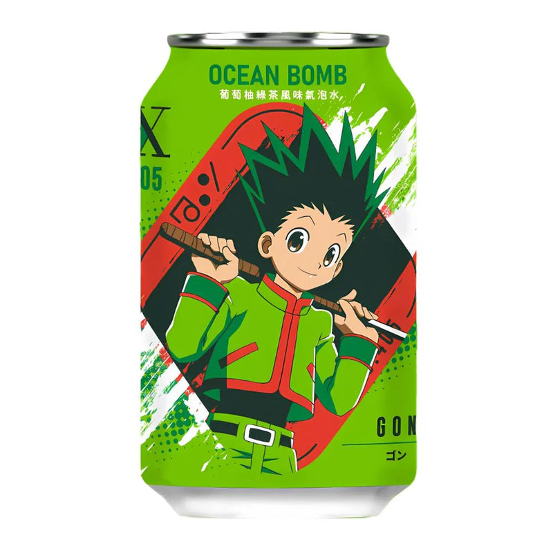 Ocean Bomb - Bevanda Frizz. Grapefruit Green Tea (Hunter x Hunter - Gon) - 330ml