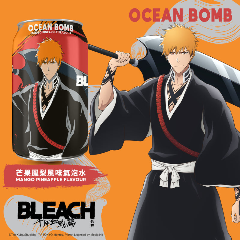 Ocean Bomb - Bevanda Frizz. Mango Pineapple Bleach Ichigo Kurosaki - 330ml