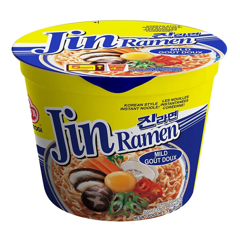 Nongshim Noodles Jin Ramen Mild Bowl - 110g