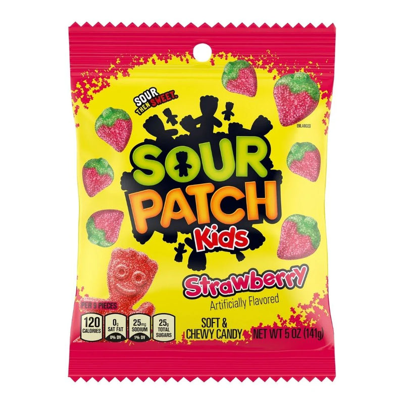 Sour patch kids fragola 130g