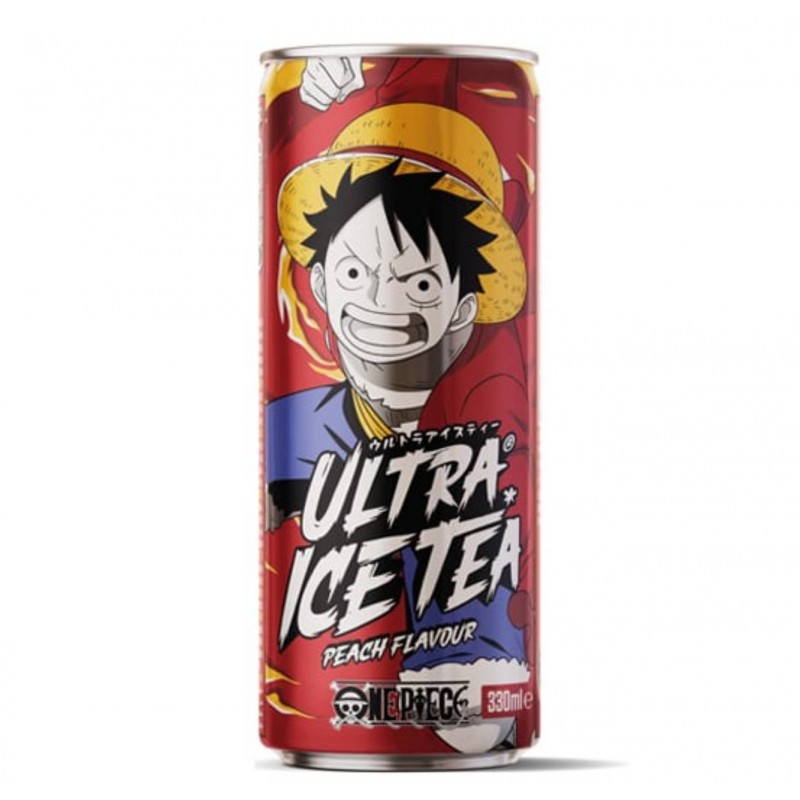 Ultra Ice Tea One Piece Tè Bio Gusto Pesca (Luffy) - 330ml