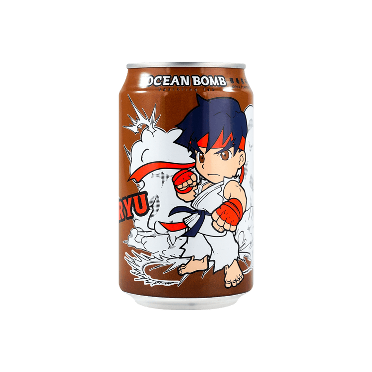 Ocean Bomb Street Fighter Ryu Tè rosso & Mela - 330ml