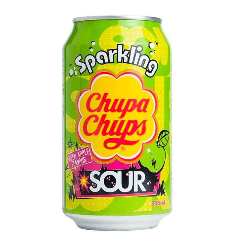 Chupa Chups - Bevanda Soda gusto Mela Sour - 345ml