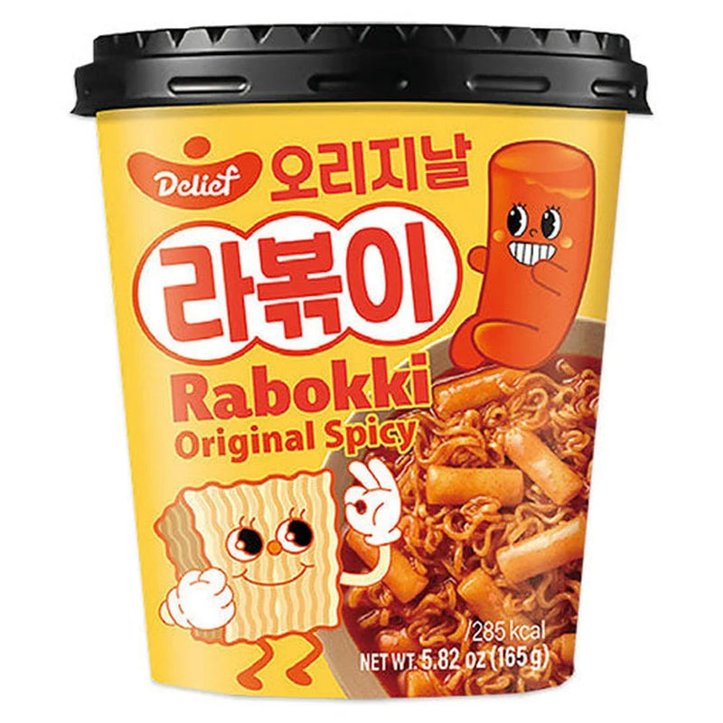 Delief - Rabokki Sweet & Spicy 165g (gnocchi di riso + noodles)