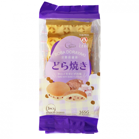 Tokimeki Dorayaki gusto Taro con Boba - 165g