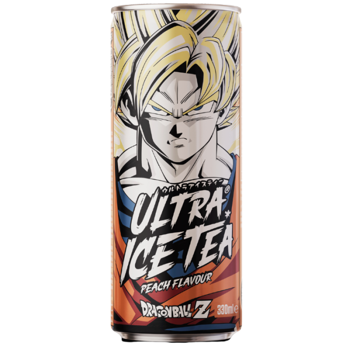 Ultra Ice Tea Dragonball Tè Bio Gusto Pesca (Goku) - 330ml