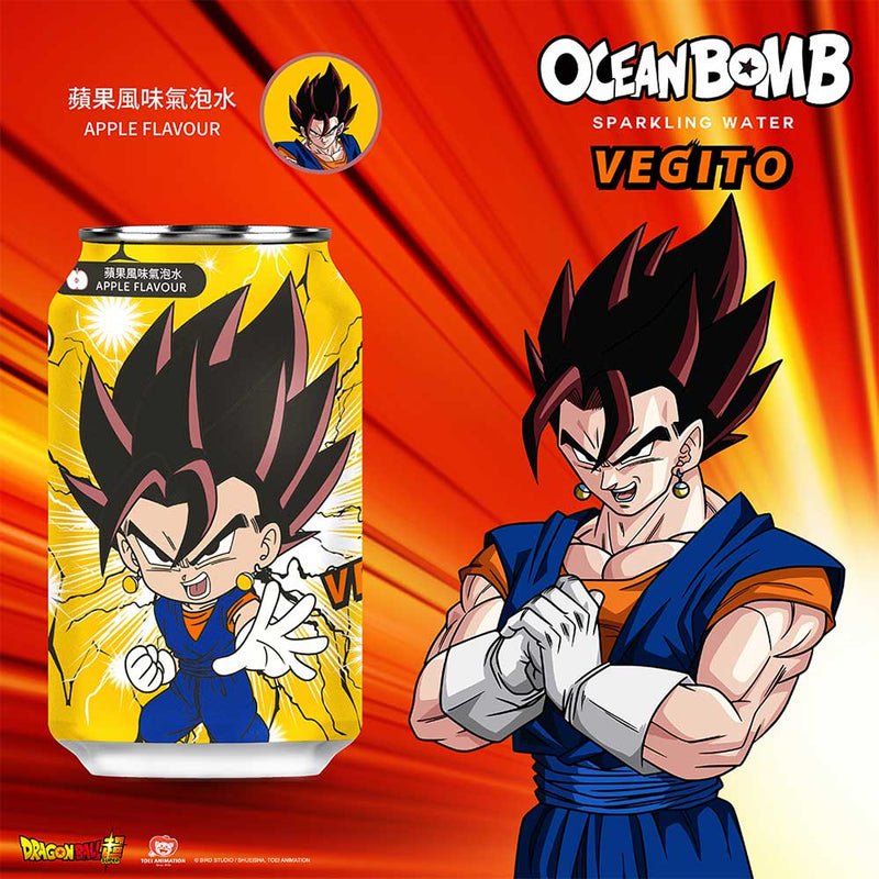 Ocean Bomb - Bevanda Gassata Gusto Mela (Vegito) - 330ml