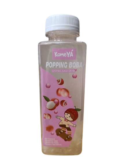 Komeya bevanda Popping Boba Lychee - 350ml