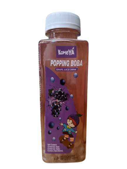 Komeya bevanda Popping Boba Uva - 350ml