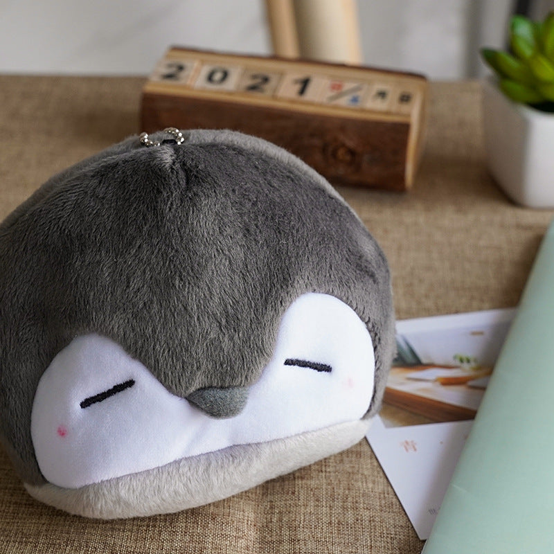 Porta Mini Pinguino Peluche