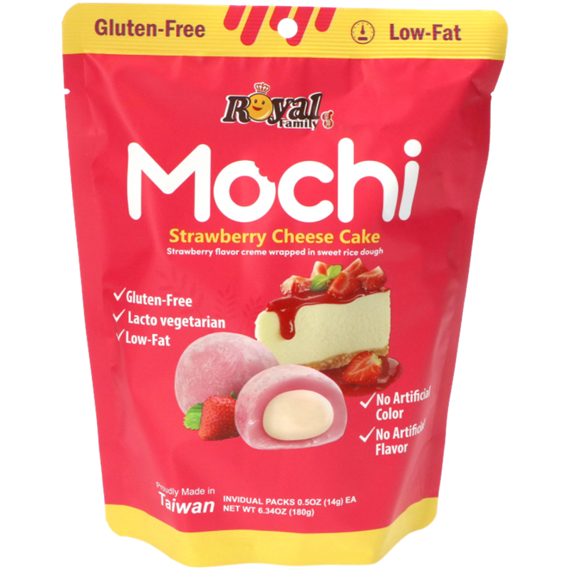 Royal Family Mochi Strawberry Cheesecake - 120g