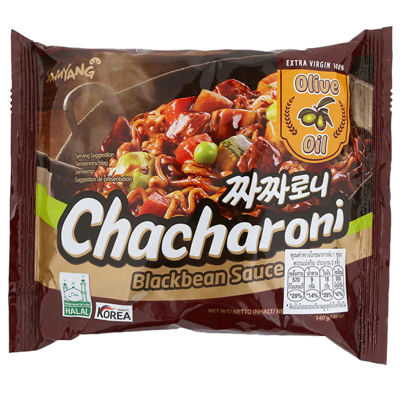 Samyang Chacharoni Noodles blackbean sauce (Olive extra vergine 100%) - 140g