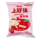 Oishi - Corn Curls Fragola - 40g - Snack Dojo