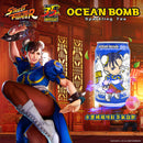 Ocean Bomb Street Fighter Chunli Tè rosso & Pesca - 330ml
