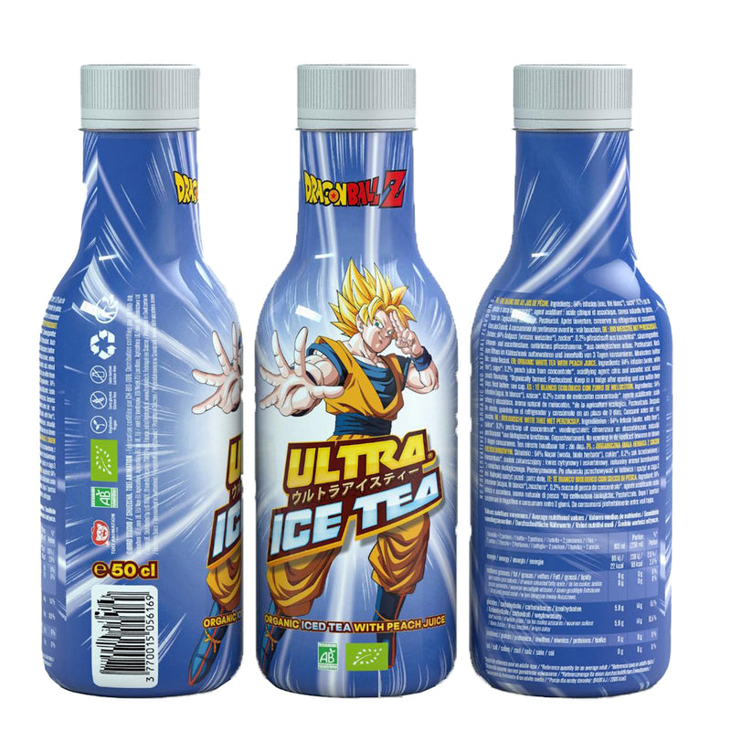 Ultra Ice Tea - Te biologico al gusto di Pesca (DragonBallZ - Goku) - 500ml