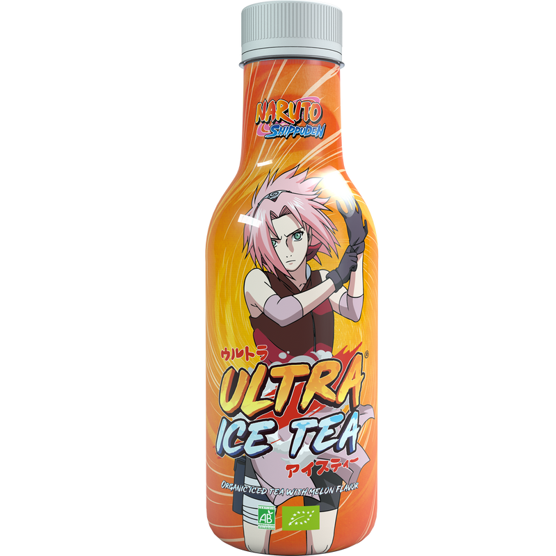 Ultra Ice Tea Naruto Tè Bio Gusto Melone (Sakura) - 500ml