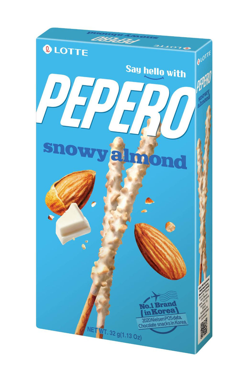 Lotte Pepero Snow Almond - 39g