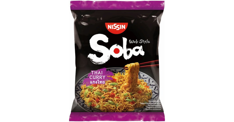 Nissin - Wok Style Soba Gusto Thai Curry - 109g