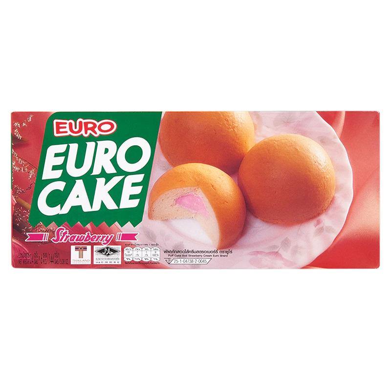 Euro Cake - Tortina Fragola - 144g - Snack Dojo
