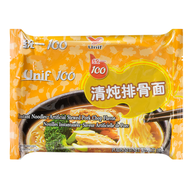 Unif - Noodles Gusto Brodo di braciola di maiale - 105g