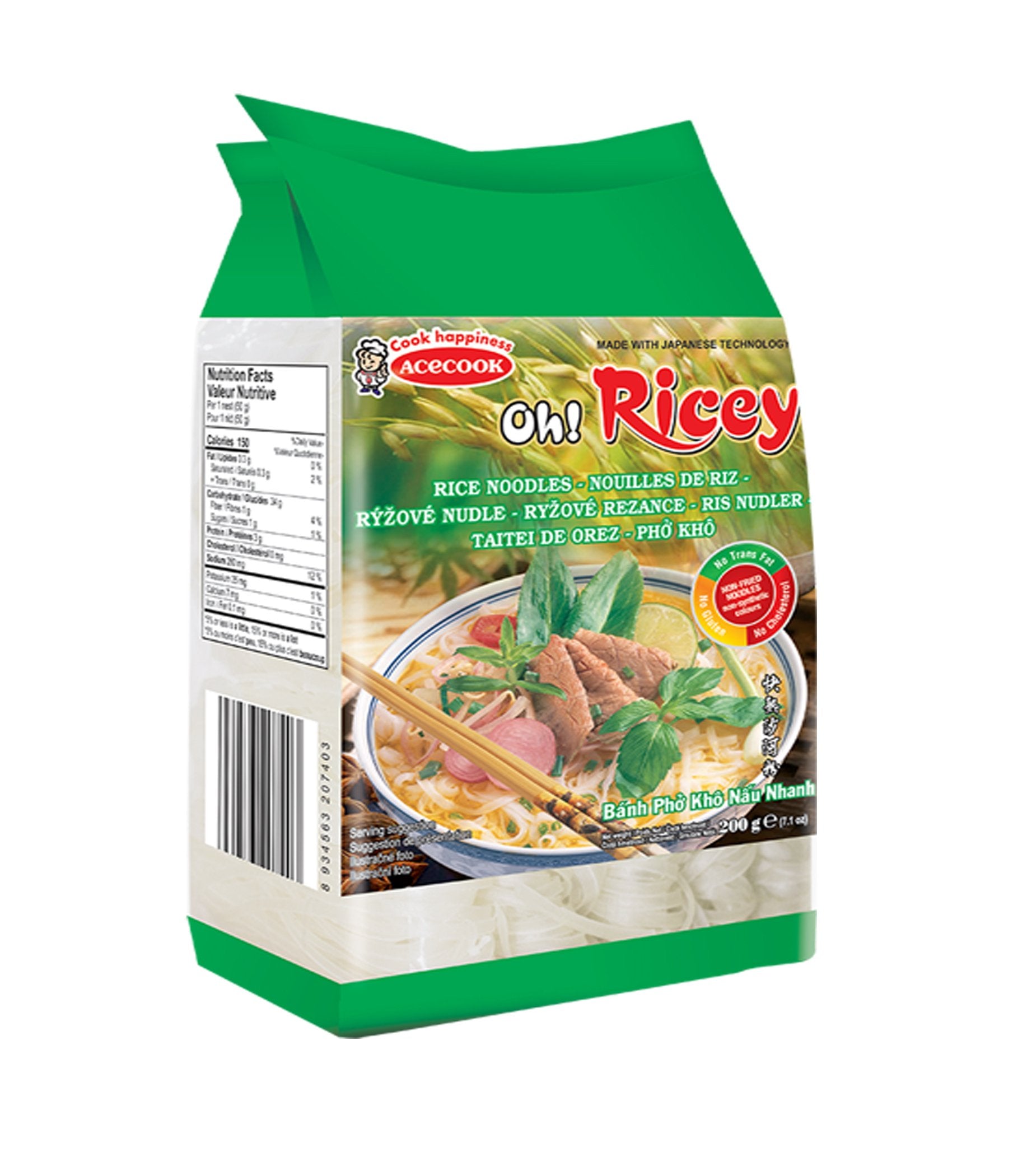 Acecook - Oh! ricey (Tagliatelle di Riso) - 500g – Snack Dojo