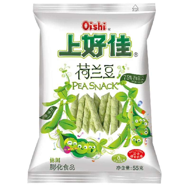 Oishi - Patatine gusto Piselli - 55g - Snack Dojo