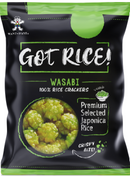 Want Want - Got rice mini crack di riso gusto Wasabi (Premium Japonica Rice) - 85g