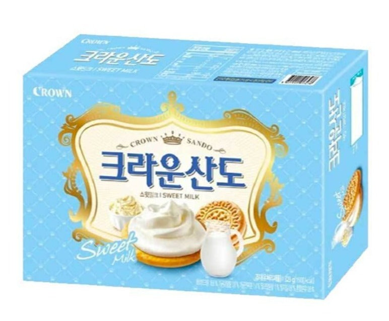 Crown Sando - Biscotti Coreani Gusto Latte - 161g