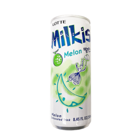 Lotte - Milkis Bibita Soda Gusto Melone - 250ml - Snack Dojo