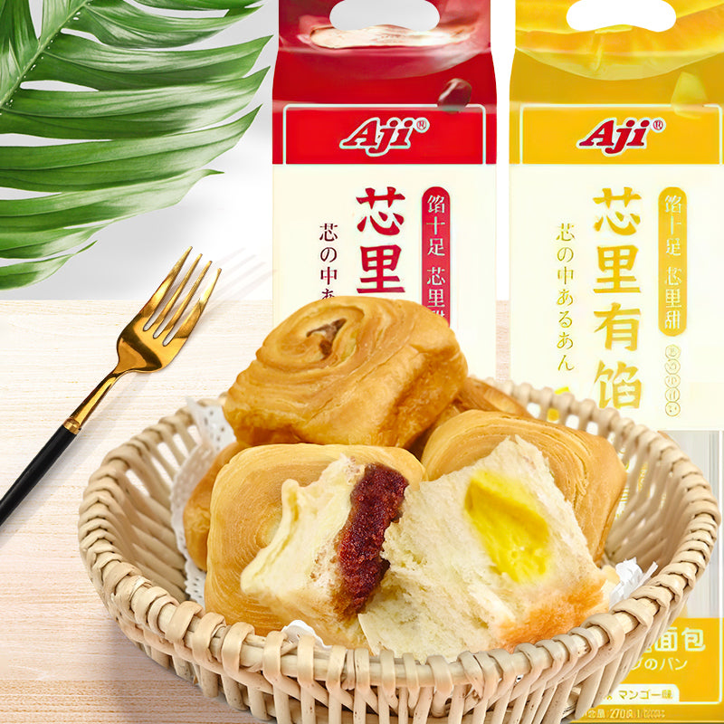 Aji - Tortina con ripieno di crema al mango (6pz) - 270g