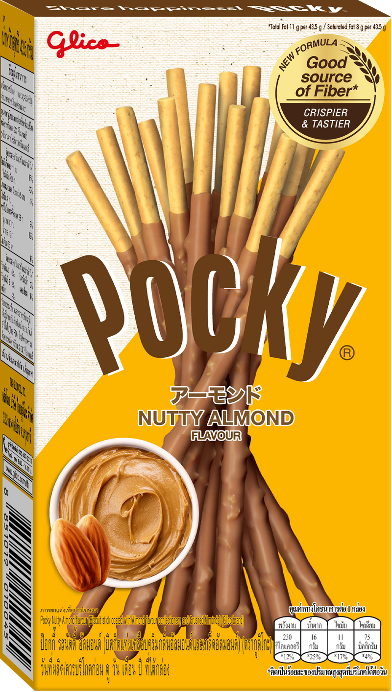 Pocky Nutty Almond Thai - 43,5g