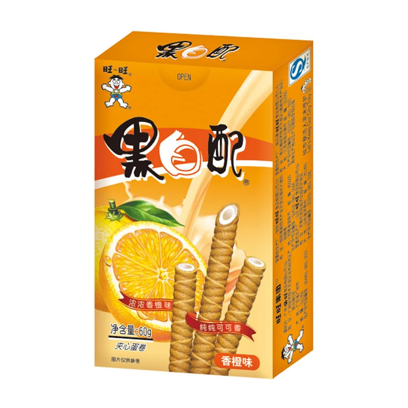 WangWang - Cannuccia Biscotto Gusto Arancia - 60g - Snack Dojo