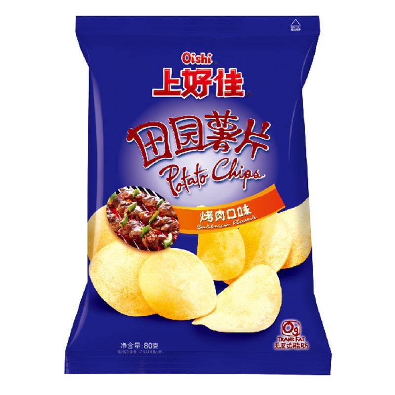 Oishi - Potato Chips BBQ - 50g - Snack Dojo