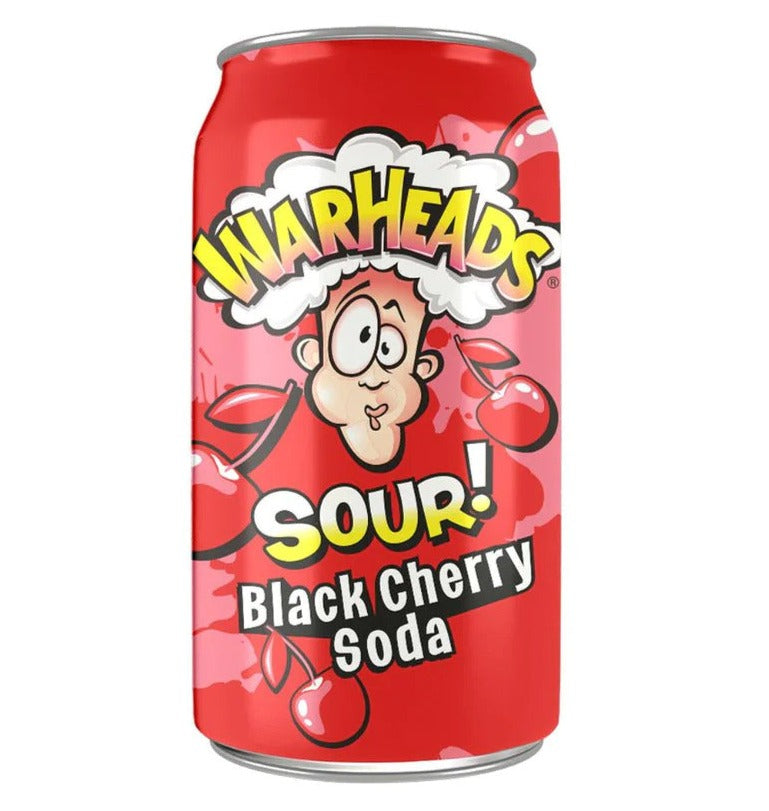 Warheads Black Cherry Soda - 355ml