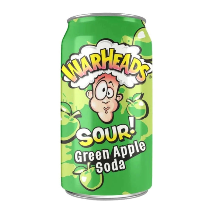 Warheads Green Apple Soda - 355ml