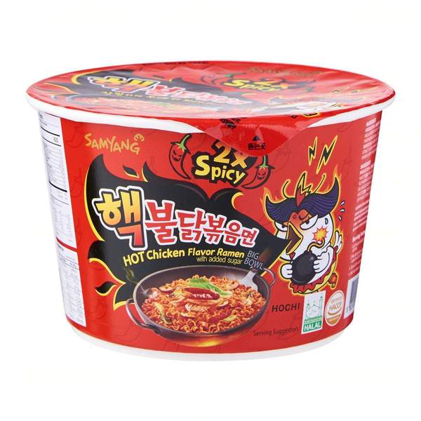 Samyang Noodles Big Bowl 2x Spicy - 105g