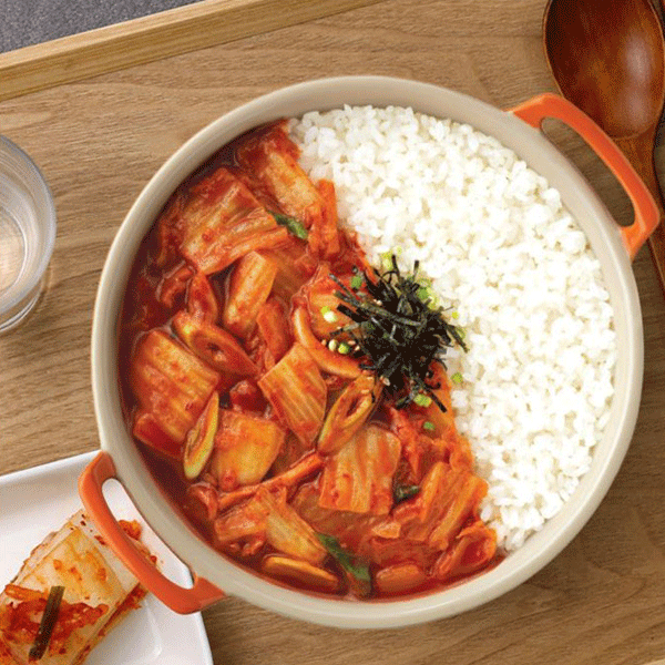 Cj Foods - Riso Bianco con Kimchi saltato in padella - 247g