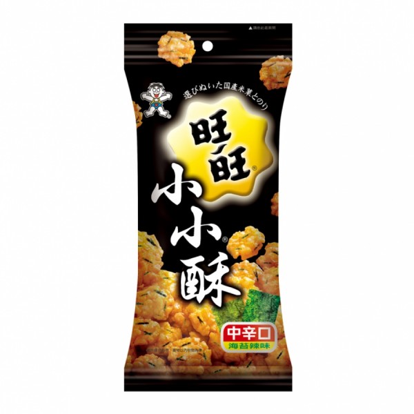 WangWang - Mini Cracker di Riso Fritto gusto Alghe piccanti - 60g