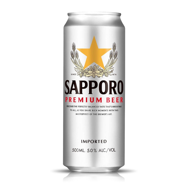 Sapporo - Birra Giapponese in Lattina 4,7% - 500ml