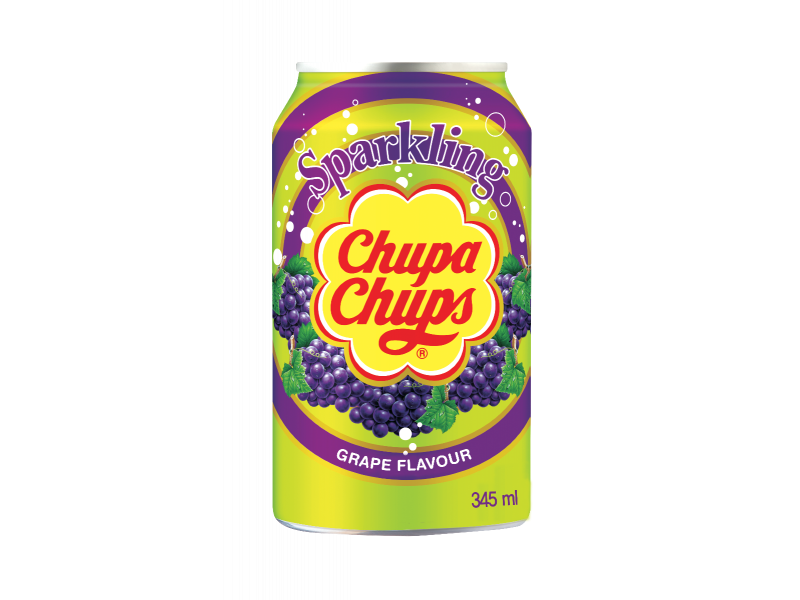 Chupa Chups - Bevanda Soda gusto Uva - 345ml - Snack Dojo