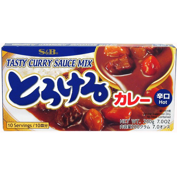 S&B - Tasty Curry Hot (10pz) - 200g