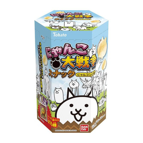 Tohato Battle Cats Snack Corn (Sticker in omaggio) - 18g